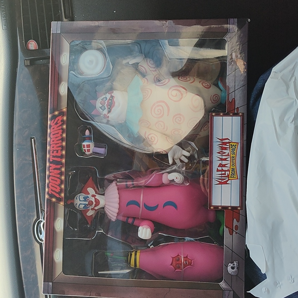 NECA Toony Terrors Killer Clowns from Outer space Slim & Chubby Action Figures